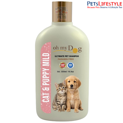 Oh My Dog Cat & Puppy Mild Ultimate Pet Shampoo – Paraben Free