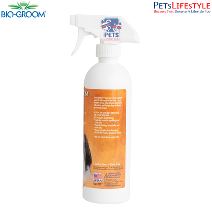 Bio Groom Coat Polish Spray On Sheen Professional Shine & Tangle Remover