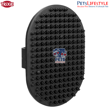 Trixie Deshedding Massage Brush 9×13 cm – Loose Hair Removal & Massage Brush for Dogs and Cats