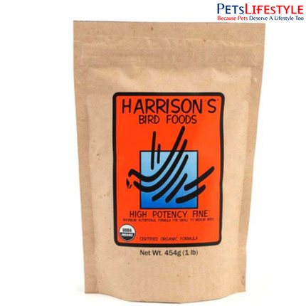 Harrison's Bird Foods High Potency Fine Maximum Nutritional Certified Organic Formula For Small To Medium BirdsHarrison's Bird Foods High Potency Fine Maximum Nutritional Certified Organic Formula For Small To Medium Birds