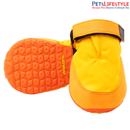 Ruffwear Summit Trex™ Dog Boots – Sunrise Yellow | Weather-Resistant Paw Protection for Dogs