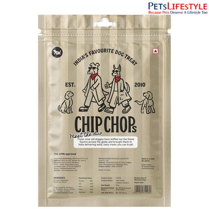 Chip Chops Chicken Tenders Slice Dog Treats 70gm, 250gm & 375gm