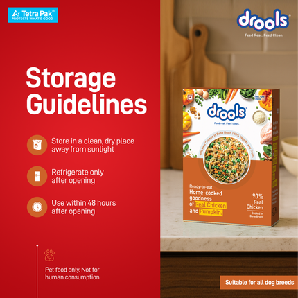 Drools Tetra Pack Real Chicken Pumpkin Wet Dog Food