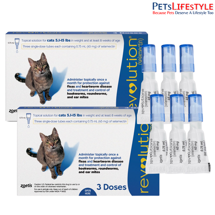 Zoetis Revolution Selamectin for Cats  Exp 05/2028