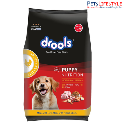 Drools Daily Nutrition Chicken and Egg Puppy Dog Dry Food