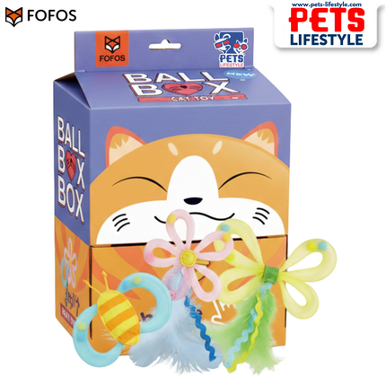 FOFOS Garden Tube Assorted Cat Toys – 24 pcs Catnip Toys for Batting & Swatting