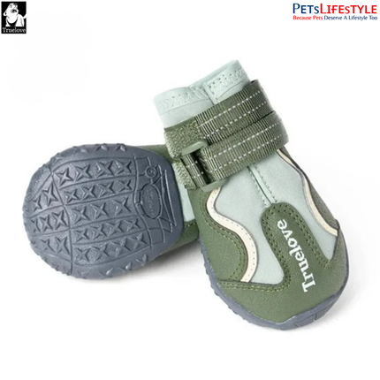 Truelove Pet Boots – Waterproof TPR Sole Dog Shoes ( 4 SHOES ) Outdoor Protection Boots