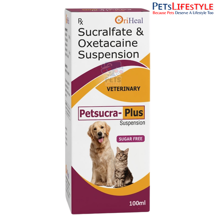 Oriheal Petsucra Plus (Sucralfate & Oxetacaine) Suspension for Dogs and Cats
