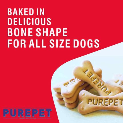Purepet Milk Flavour Real Chicken Biscuit Dog Treats 455 g