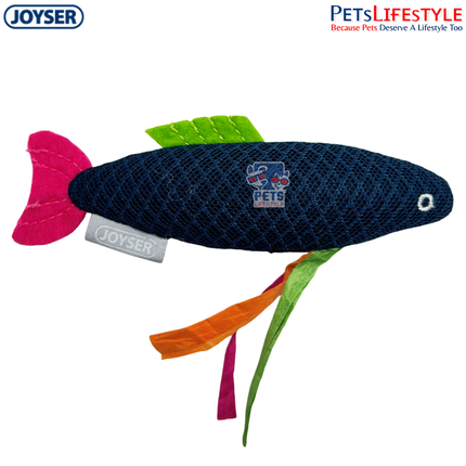 JOYSER Joyfish Catnip Toy with Colourful Ribbons – Fish-Shaped Cat Toy