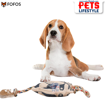 FOFOS Flossy Rope Toy with Panda for dogs.  – Rope Tug Moderate Chewer