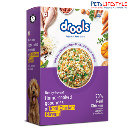 Drools Tetra Pack Real Chicken Biryani Wet Dog Food
