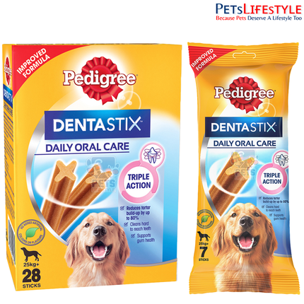 PEDIGREE DENTASTIX Dog Treat Oral Care for Adult Large Breed 25 kg+