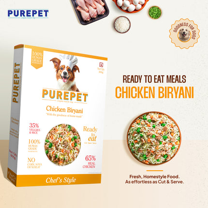 PurePet Chicken Biryani Fresh Dog Food 300g