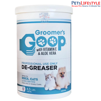 Groomer's Goop De-Greaser with Vitamin E & Aloe Vera for Dogs & Cats