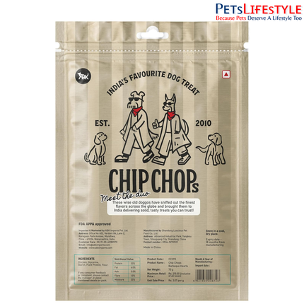 Chip Chops Barbeque Hearts Dog Treats 70gm