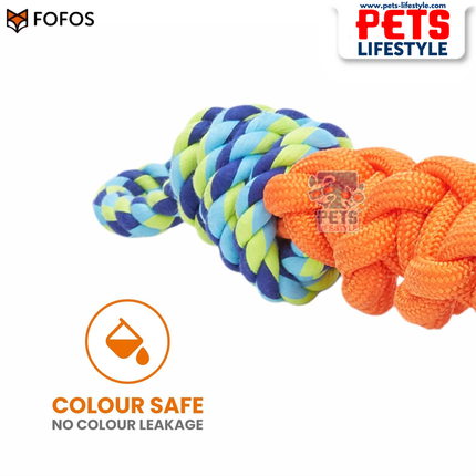 FOFOS Flossy Rope Dog Toy B/O Toy – Rope Tug Moderate Chewer
