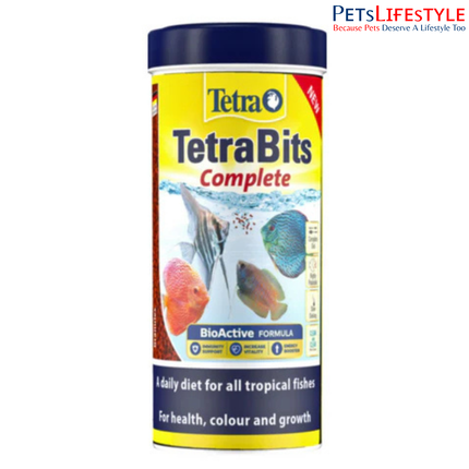 Tetra TetraBits Complete Food for Discus & Tropical Fish with BioActive Formula for Health, Colour & Growth