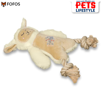 The FOFOS Ropeleg Plush Sheep Toy – Rope Tug + Soft Plush