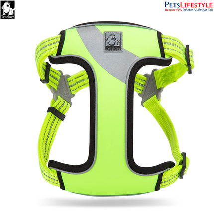 Truelove Lightweight Oxford Dog Harness – 3M Reflective Step-In Chest Harness
