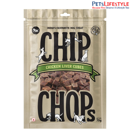 Chip Chops Chicken Liver Cubes Dog Treats 70gm & 250gm