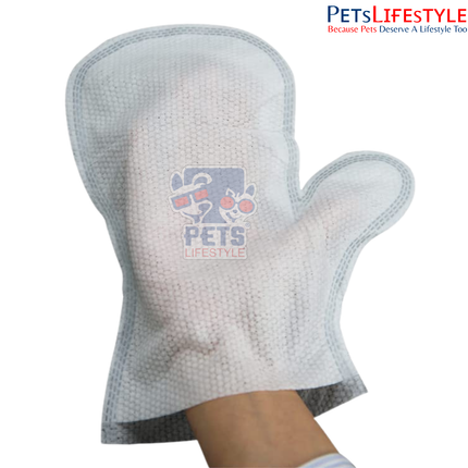 Pet SPA Grooming Gloves for Dogs & Cats – No-Water Disposable Cleaning Gloves (6 Gloves Pack)