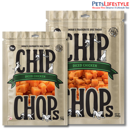 Chip Chops Diced Chicken Dog Treats