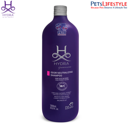 Hydra Groomer’s Odor Neutralizing Shampoo – Professional Deodorizing Shampoo for Dogs & Cats