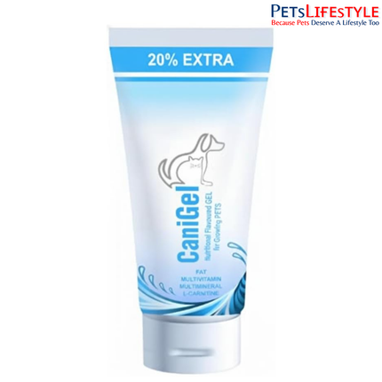 Vetina CaniGel Nutritional Energizing Gel with L-Carnitine for Dogs & Cats 120 g