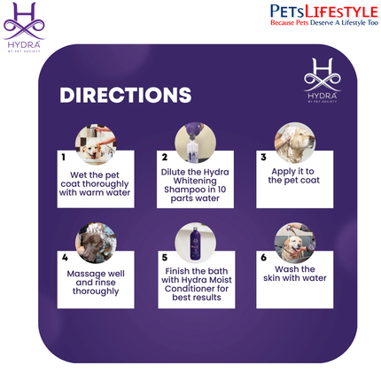 Hydra Groomers Moisturizing Shampoo for Cats & Dogs