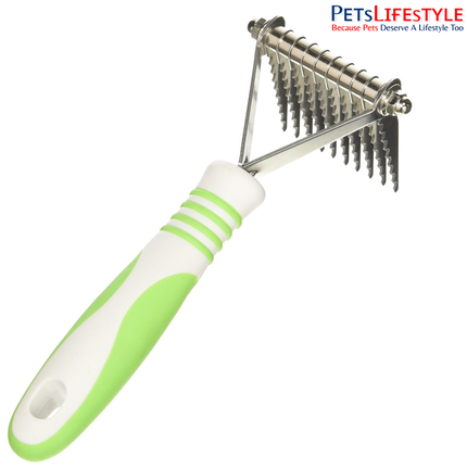 Andis Dematting Rake for Dogs & Cats – Lime Green