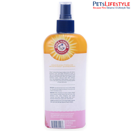 Arm & Hammer Super Deodorizing Spray for Dogs Kiwi Blossom 236 ml | pH Balanced Odor Control Grooming Spray