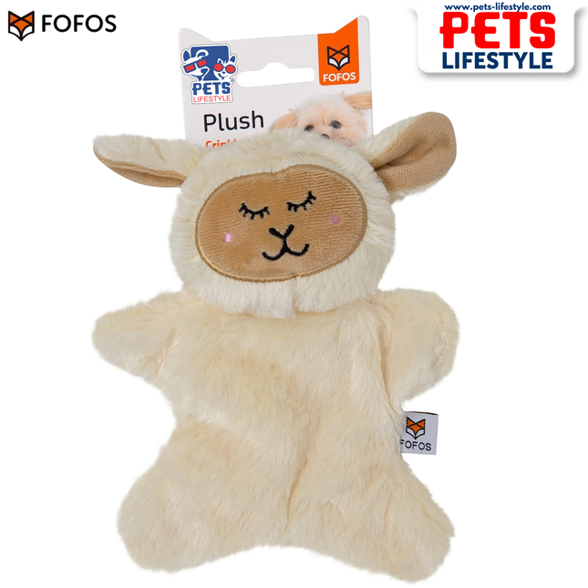 FOFOS Glove Plush Sheep – Soft Corduroy Plush Toy with Squeaker