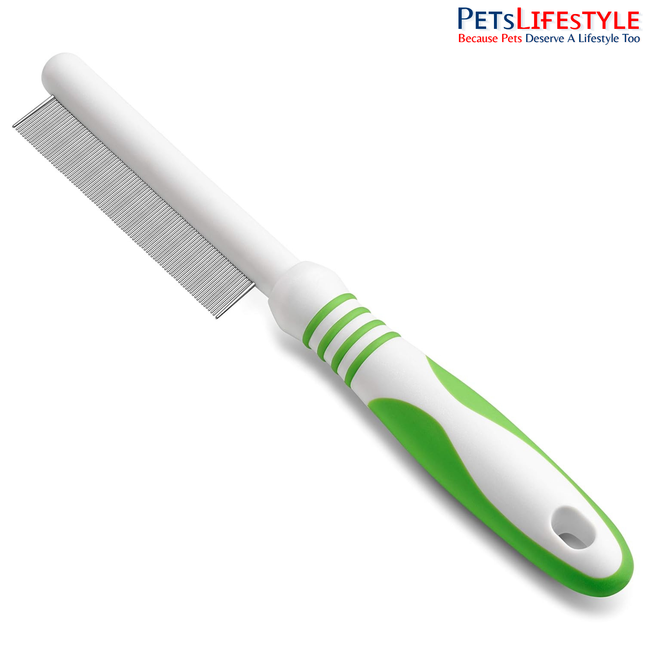 Andis Standard Flea Comb for Dogs & Cats – Lime Green