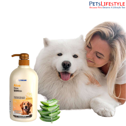 Forcans Aloe Rinse Dog & Cat Conditioner – Deep Moisturizing Pet Coat Conditioner