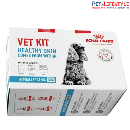 Royal Canin Hypoallergenic Dry Food For Dog + Hypoallergenic Wet Food Combo Pack