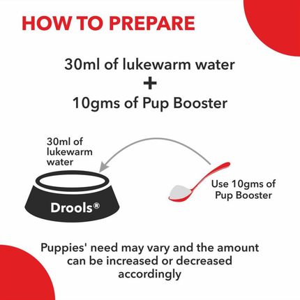 Drools Pup Booster – Puppy Weaning Diet For All Breeds 300g
