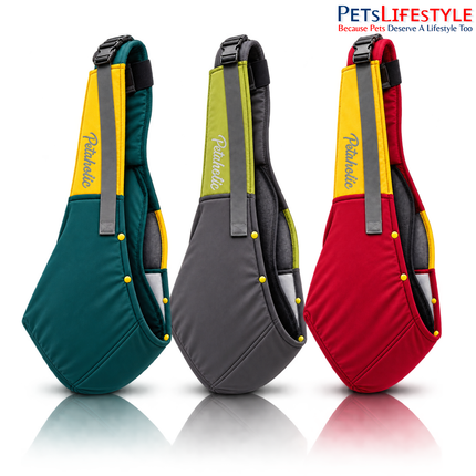 Petaholic Pet Sling Carrier for Dogs & Cats | Hands-Free Breathable Shoulder Travel Carrier