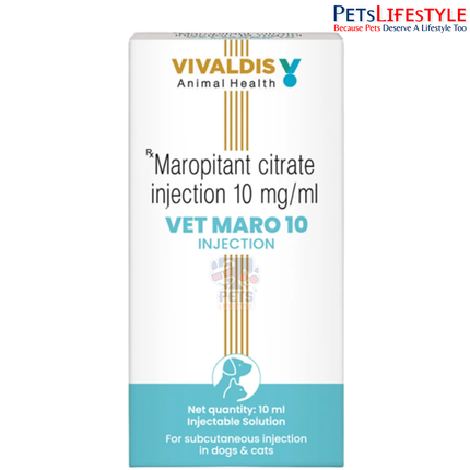 Vivaldis Vet Maro 10mg/ml Injection – Maropitant Anti-Vomiting Injection for Veterinary Use (10 ml)