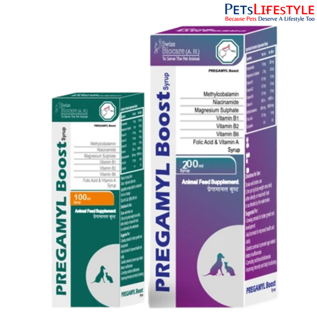 Pregamyl Boost™ Syrup for Dogs & Cats – Immunity, Growth & Fertility Support