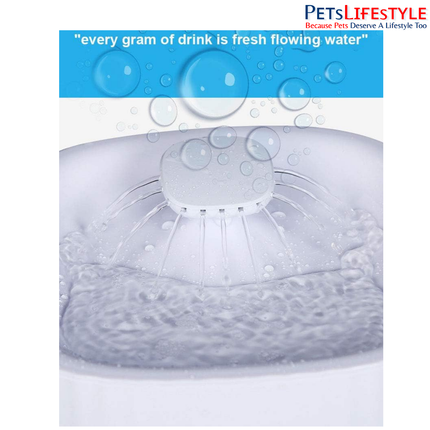 Canine Desk Pet Water Fountain – Filtration, Ultra-Silent Automatic Drinking Fountain
