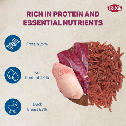 Trixie Premio Duck Filet Bites Cat Treats – Healthy Training & Reward Snacks for Cats