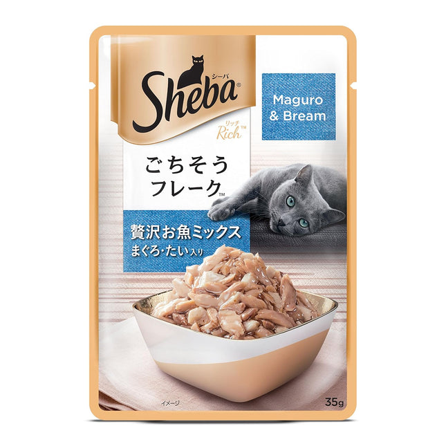 Sheba Maguro & Bream Fish Mix Premium Cat Wet Food- 35gm