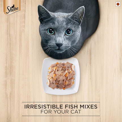 Sheba Maguro & Bream Fish Mix Premium Cat Wet Food- 35gm