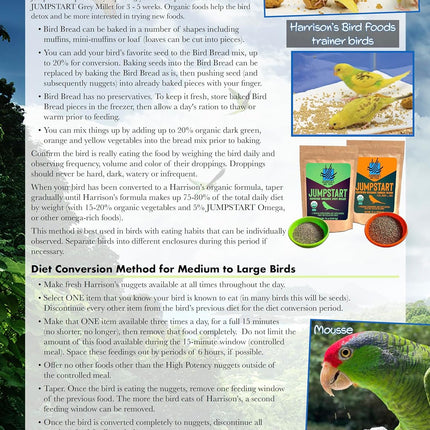 Harrison's Bird Foods Adult Lifetime Fine Certified Organic Maintenance Formula For Small To Medium Birds