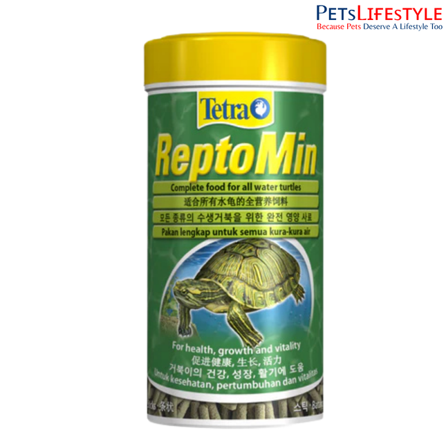 Tetra ReptoMin Premium Complete Food for Adult Turtles 36% High-Quality Protein Supports Shell & Bone Health Odour-Reducing Formula