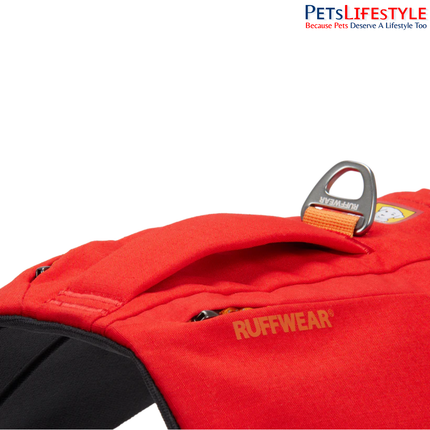 Ruffwear Switchbak™ Dog Harness Red Sumac | Padded Harness with Zippered Storage Pockets