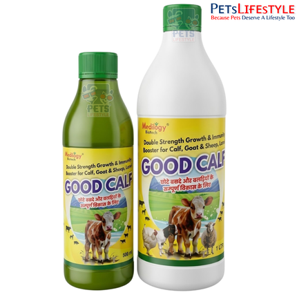 GOOD CALF – Double Strength Growth & Immunity Booster for Calves, Goats & Lambs | Supports Growth, Immunity & Overall Development
