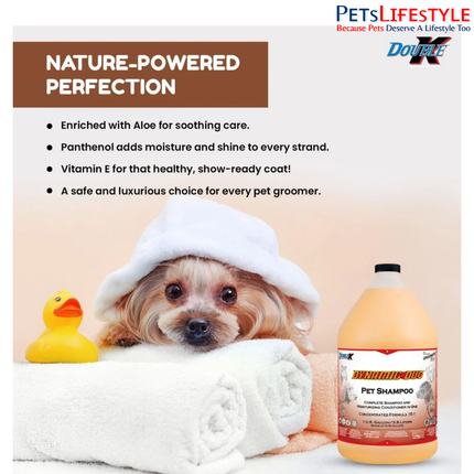 Double K Dynamic Duo Shampoo 3.8 L – 2-in-1 Concentrated Pet Shampoo & Conditioner