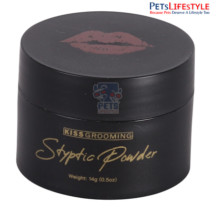 KISS Grooming Styptic Powder for Pets – Anti-Clump Formula for Minor Bleeding